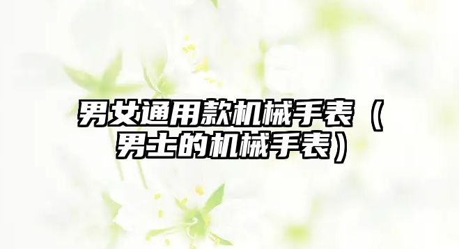 男女通用款機械手表（男士的機械手表）