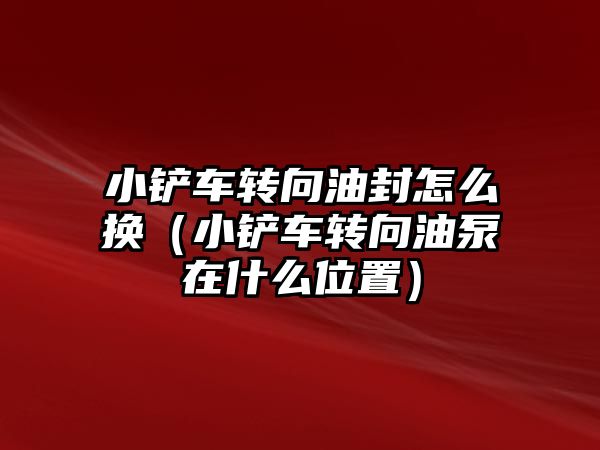 小鏟車轉向油封怎么換（小鏟車轉向油泵在什么位置）