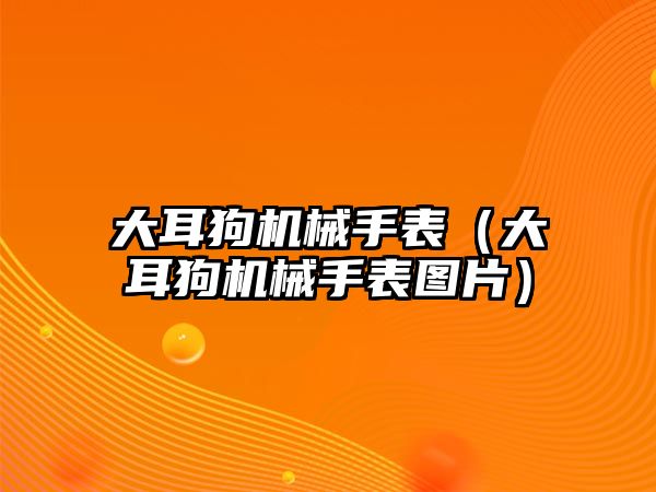 大耳狗機械手表（大耳狗機械手表圖片）