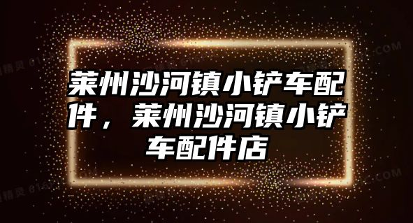 萊州沙河鎮小鏟車配件，萊州沙河鎮小鏟車配件店