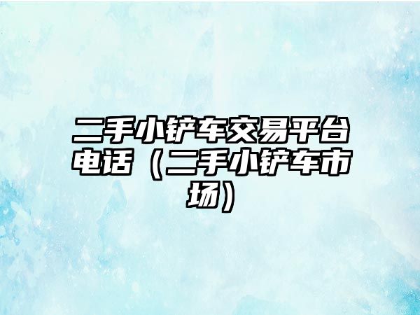 二手小鏟車交易平臺電話（二手小鏟車市場）