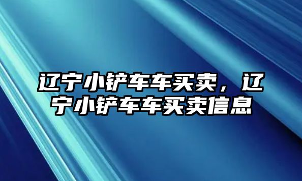 遼寧小鏟車車買賣，遼寧小鏟車車買賣信息