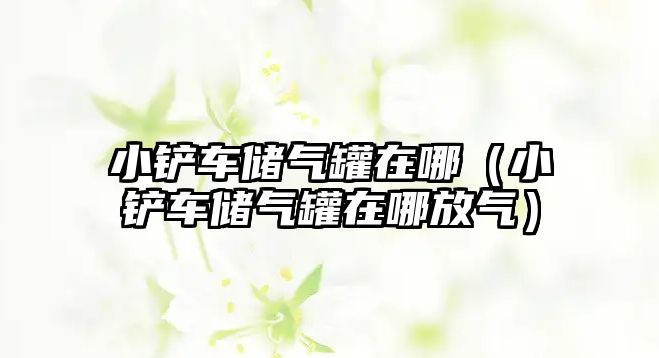 小鏟車儲氣罐在哪（小鏟車儲氣罐在哪放氣）