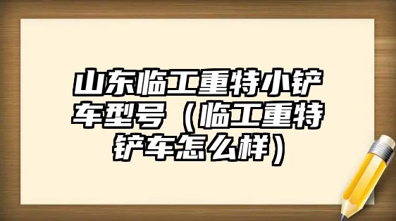 山東臨工重特小鏟車型號（臨工重特鏟車怎么樣）