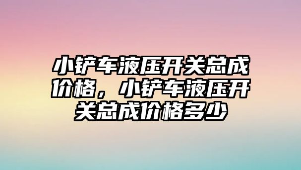 小鏟車液壓開關總成價格，小鏟車液壓開關總成價格多少