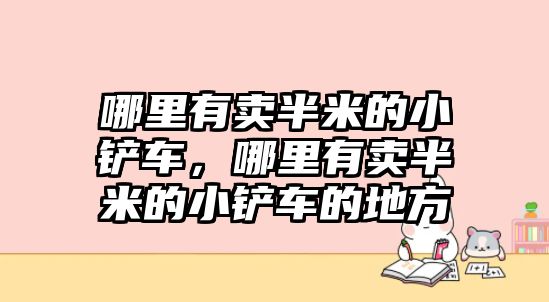 哪里有賣半米的小鏟車，哪里有賣半米的小鏟車的地方