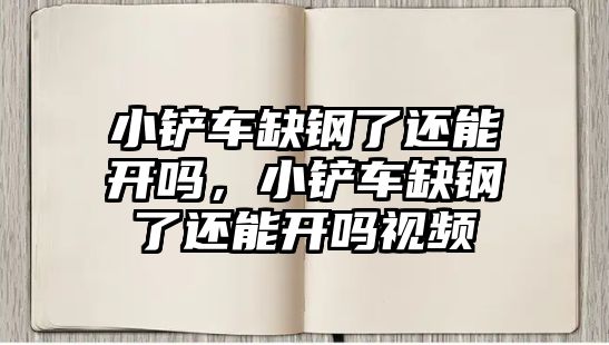 小鏟車缺鋼了還能開嗎，小鏟車缺鋼了還能開嗎視頻