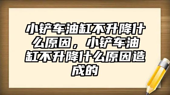 小鏟車油缸不升降什么原因，小鏟車油缸不升降什么原因造成的