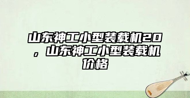 山東神工小型裝載機20，山東神工小型裝載機價格