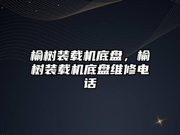 榆樹裝載機底盤，榆樹裝載機底盤維修電話