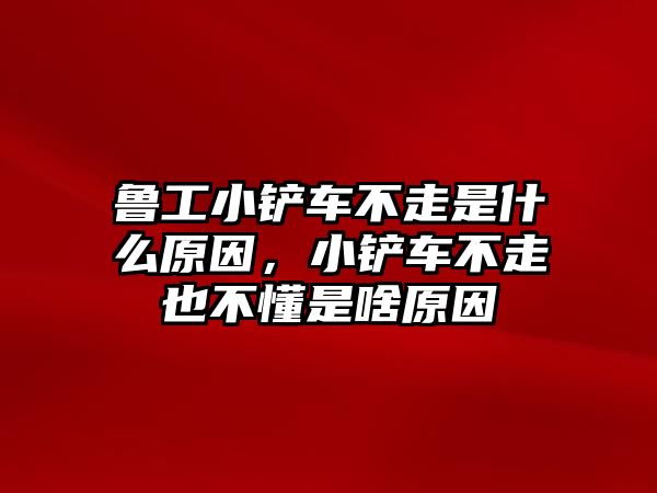 魯工小鏟車不走是什么原因，小鏟車不走也不懂是啥原因