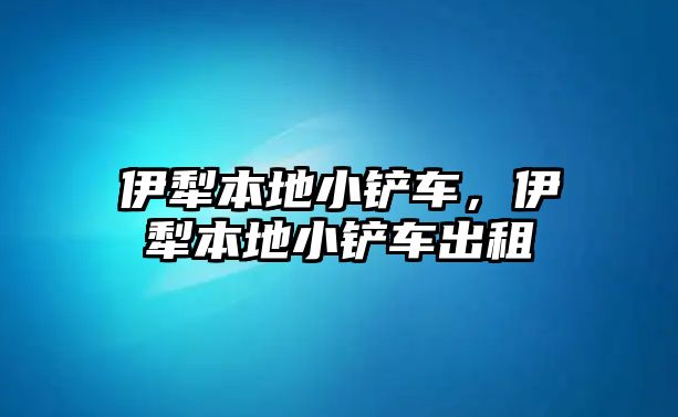 伊犁本地小鏟車，伊犁本地小鏟車出租