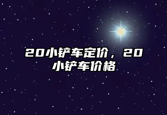 20小鏟車定價，20小鏟車價格