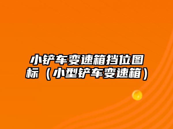 小鏟車變速箱擋位圖標（小型鏟車變速箱）