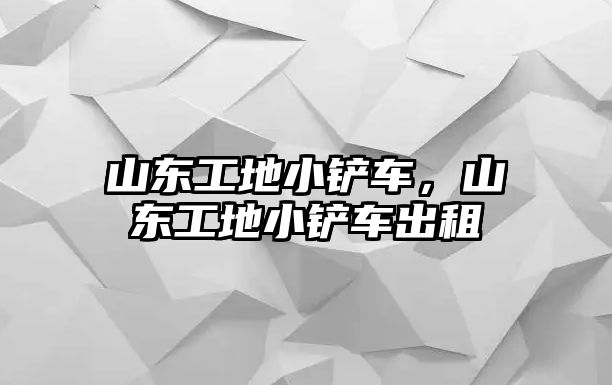 山東工地小鏟車，山東工地小鏟車出租