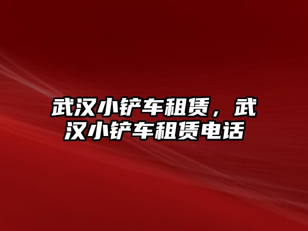 武漢小鏟車租賃，武漢小鏟車租賃電話