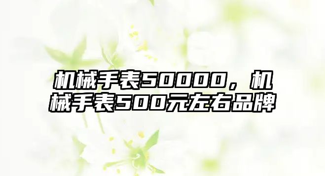 機械手表50000，機械手表500元左右品牌