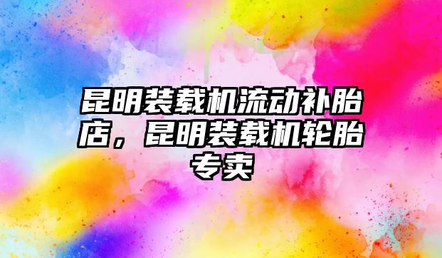 昆明裝載機(jī)流動(dòng)補(bǔ)胎店，昆明裝載機(jī)輪胎專(zhuān)賣(mài)