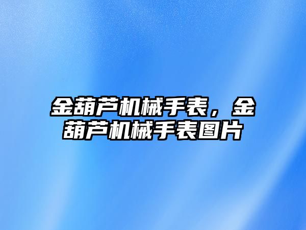 金葫蘆機械手表，金葫蘆機械手表圖片