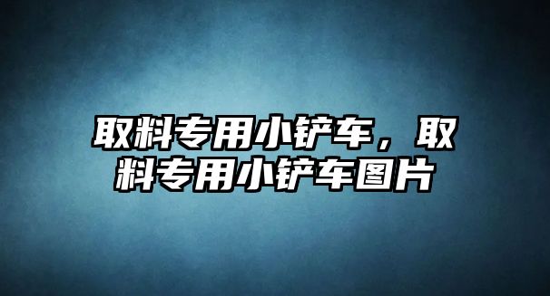 取料專用小鏟車，取料專用小鏟車圖片