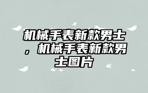 機械手表新款男士，機械手表新款男士圖片