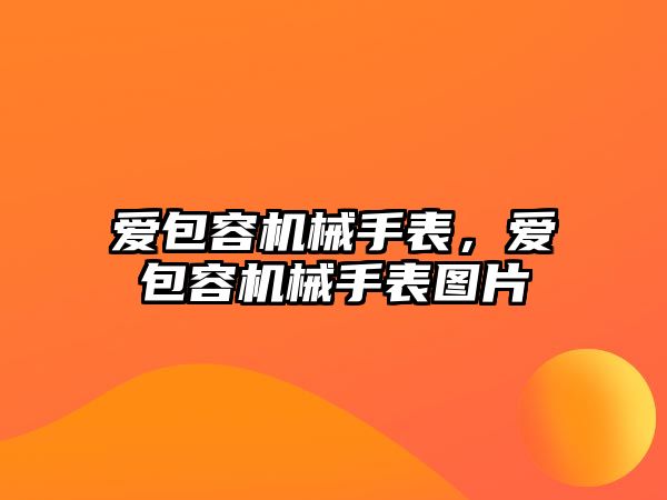 愛包容機械手表，愛包容機械手表圖片