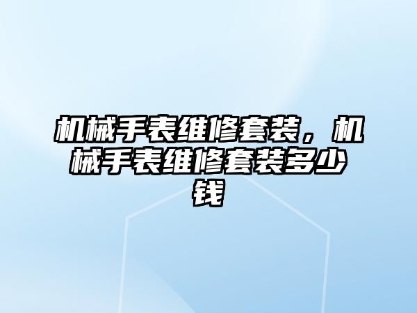 機械手表維修套裝，機械手表維修套裝多少錢