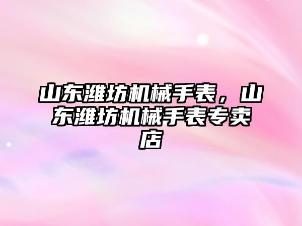 山東濰坊機械手表，山東濰坊機械手表專賣店