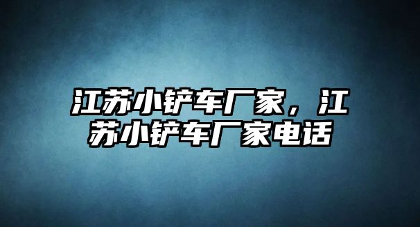 江蘇小鏟車廠家，江蘇小鏟車廠家電話