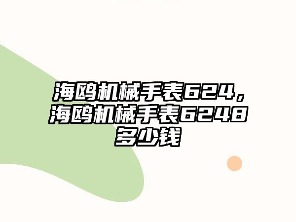 海鷗機械手表624，海鷗機械手表6248多少錢