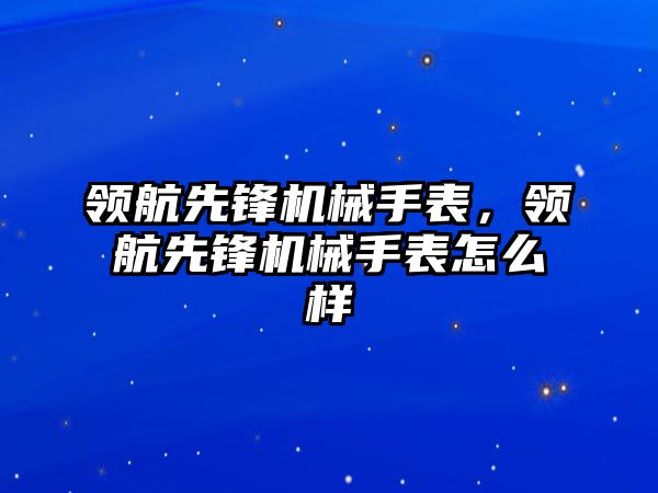 領航先鋒機械手表，領航先鋒機械手表怎么樣