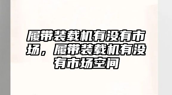 履帶裝載機有沒有市場，履帶裝載機有沒有市場空間