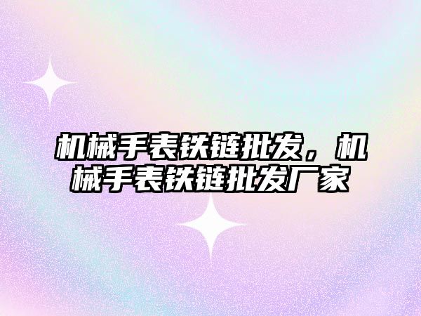 機械手表鐵鏈批發，機械手表鐵鏈批發廠家