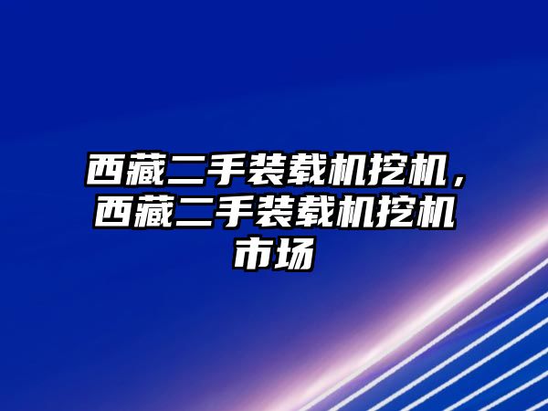 西藏二手裝載機挖機，西藏二手裝載機挖機市場