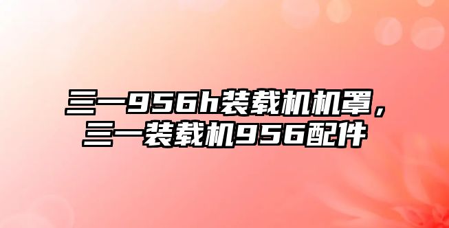 三一956h裝載機(jī)機(jī)罩，三一裝載機(jī)956配件