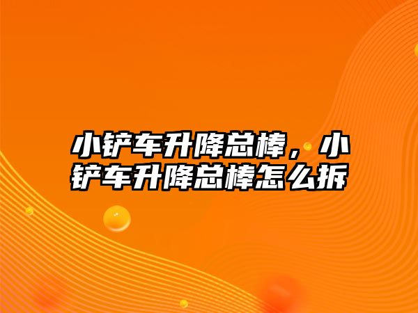 小鏟車升降總棒，小鏟車升降總棒怎么拆